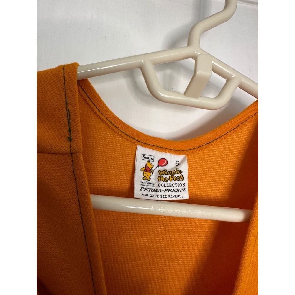 Vintage Sears Size 6 Winnie the Pooh Collection Golden Yellow Perma-Press Top - Picture 3 of 5